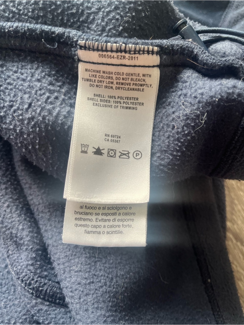 Columbia Men's Navy Full-Zip Performance Fleece Jacket - Picture 6 of 8